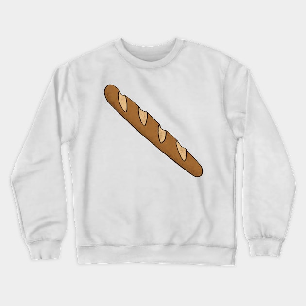 Baguette Crewneck Sweatshirt by DoodleArtzz